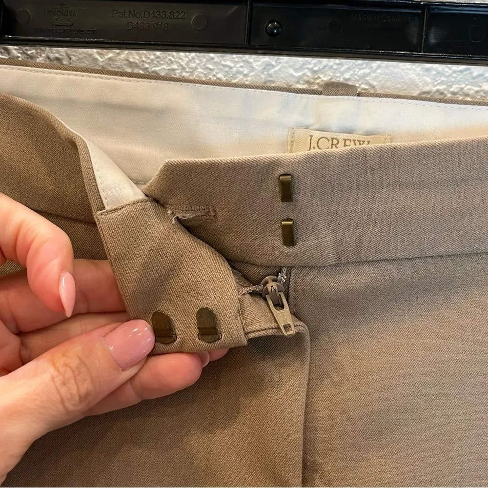 J. Crew Lexie Pants in Driftwood size 12R